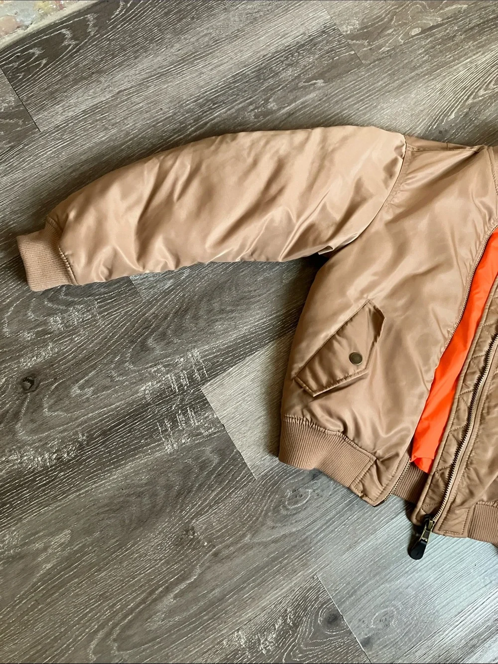 Guess women's satin flight/bomber jacket